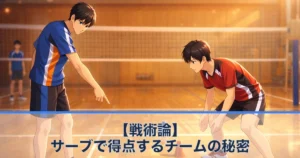 【戦術論】サーブで得点するチームの秘密