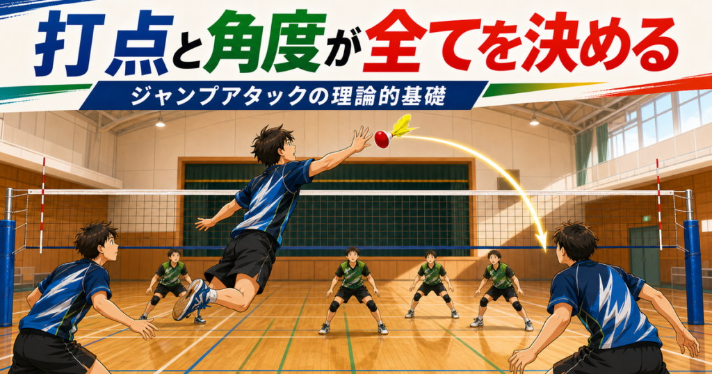 【攻撃論・座学】打点と角度が全てを決める｜ジャンプアタックの理論的基礎