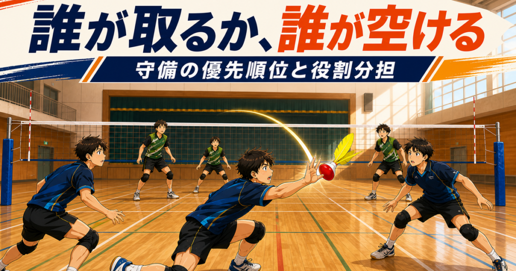 【守備論・座学】誰が取るか、誰が空ける｜守備の優先順位と役割分担の原則