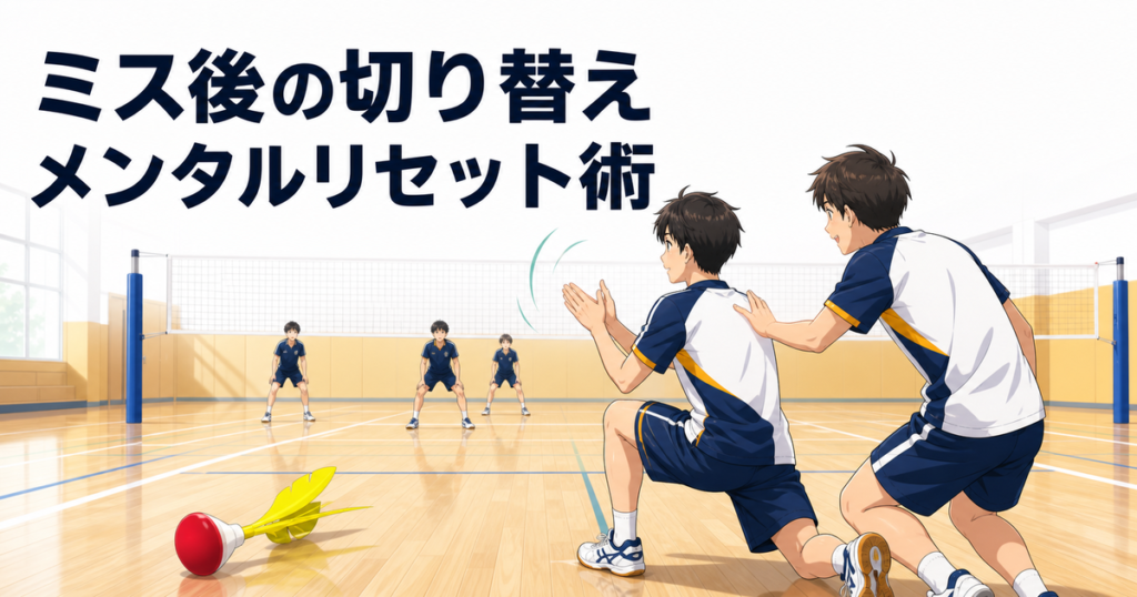 【試合メンタル②】ミス後の切り替えが勝敗を分ける！レクインディアカのメンタルリセット術 のアイキャッチ画像